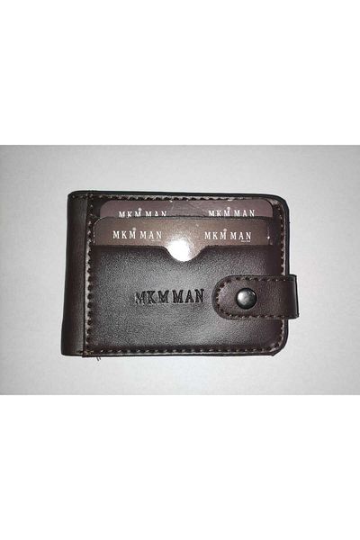 firdevsi hobi leather look horizontal snap card holder wallet