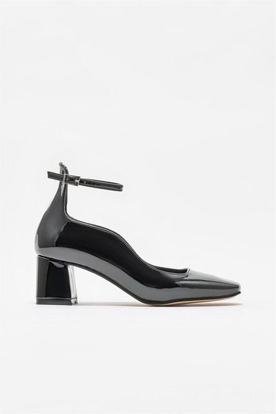 Elle Shoes Women's Black Heeled Shoes