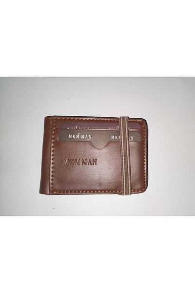 firdevsi hobi leather look horizontal rubber card holder wallet