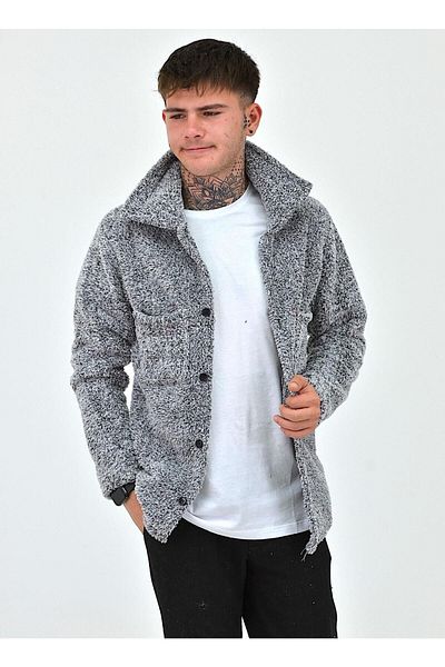 Beybun boutique Μπουφάν Unisex βελούδινο Fleece Cardigan