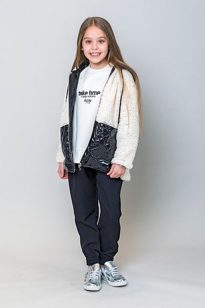 incity Girl's Quilted Pocket Detailed Hooded Coat