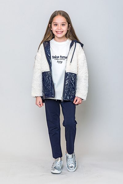 incity Girl's Quilted Pocket Detailed Hooded Coat