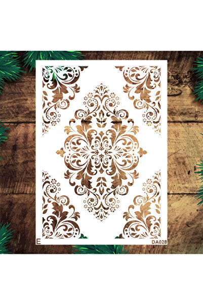 STENCİLTASARIM Stencil Tasarım Da028- Dekoratif Duvar, Fayans Ve Eşya Boyama ...