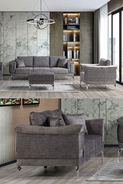 Eymense Gest Koltuk Takımı 3 3 1 Puf