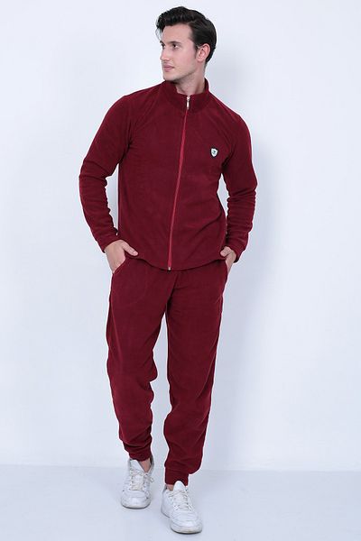 Lukitus Set de trening pentru bărbați din fleece cu fermoar complet