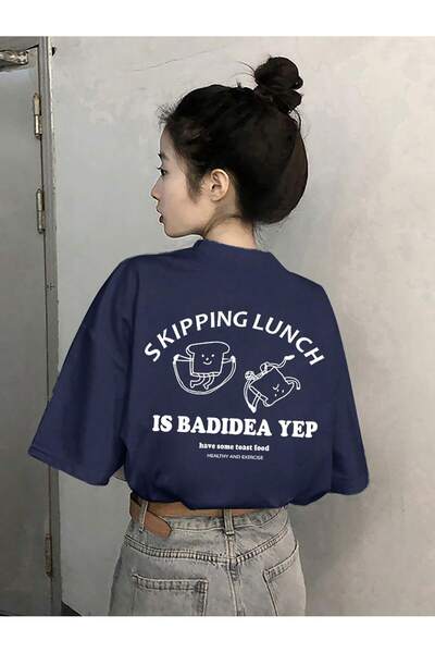 Adrift Tricou supradimensionat cu desene animate și design grafic, seria Cart...