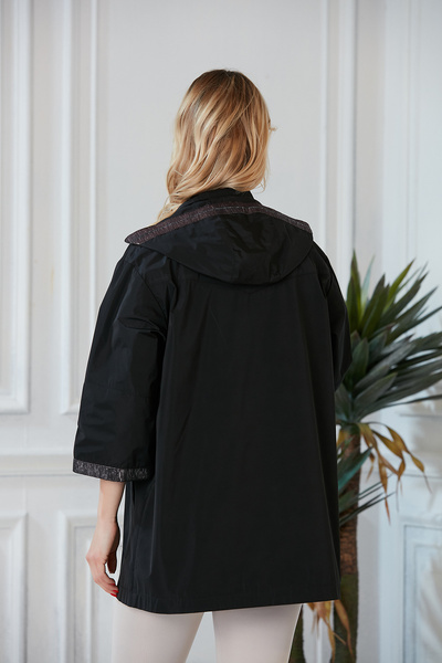 Trenç Siyah Trençkot