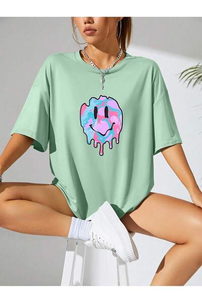 Adrift Desen animat și design grafic Tricou supradimensionat Seria desene ani...