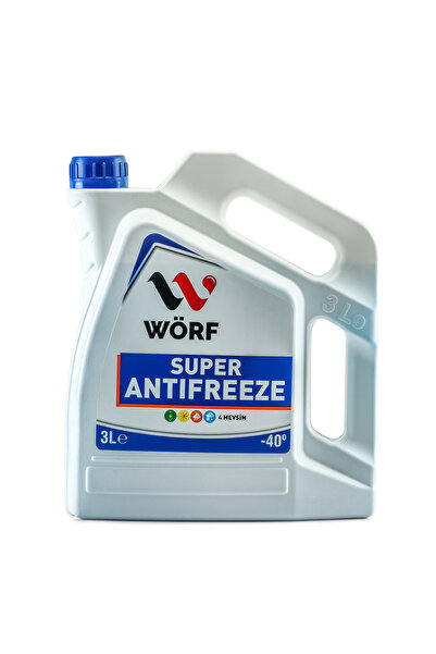 WÖRF Mavi 3 Lt Antifriz -40°c Korozyon Önleyici