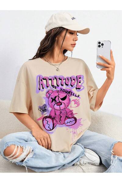 Adrift Desen animat și design grafic supradimensionat tricou Seria desen anim...