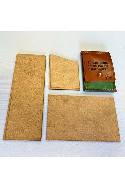 ipekbazaar ib23, Leather Hobby Card Holder Mold, 3 Piece Mold, ib023