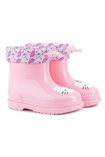 IGOR W10261 K Bimbi Hello Kitty Rain Pink Παιδικές Μπότες
