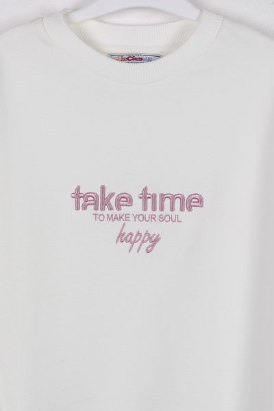 incity Φούτερ για κορίτσια Oversize Cut Take Time