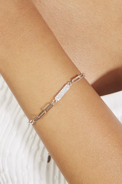 Joy of Jade Briella Bileklik 1 Mikron Rodyum Kaplama (925 Ayar Gümüş Üzerine) Zirkonyum