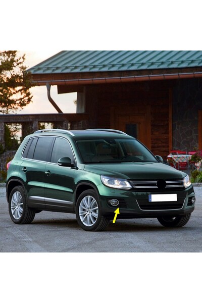 Bisra VW Tiguan 2012-2015 Ön Tampon Sağ Sis Farı Çerçevesi Krom 5N0853666H