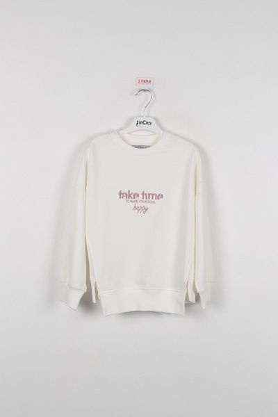 incity Φούτερ για κορίτσια Oversize Cut Take Time