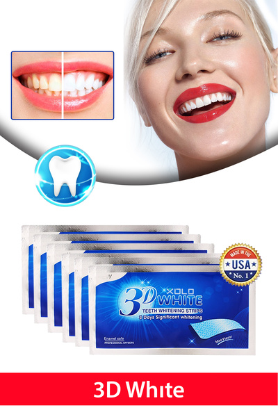 xolo 6 Adet Diş Beyazlatma Bandı 3D White Professional Effects Diş Beyazlatma...
