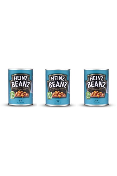 Heinz Baked Beans Pişmiş Fasulye Konservesi 415 G x 3 Adet