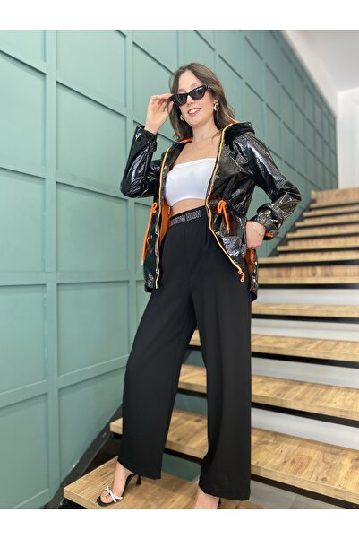 AYHAN High Waist Wide Leg Women's Trousers