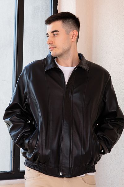 Hodore Sebu Oversize Genuine Leather Coat