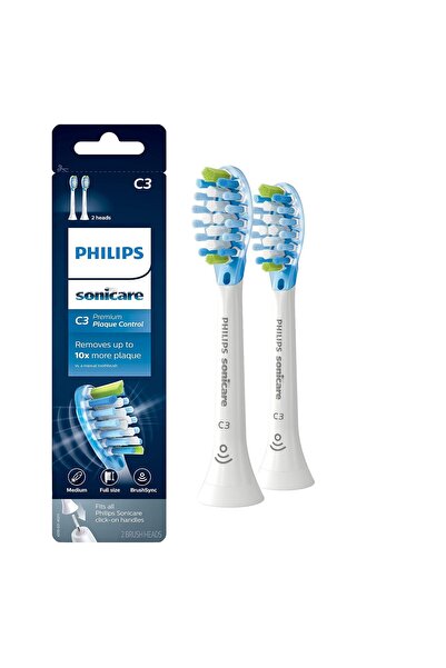 Philips Sonicare C3 Premium Diş Fırçası Başlıkları - 2 Adet Başlık - HX9042