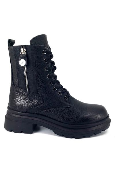 Mammamia D24Kb-1545 Model Black Leather Women's Boots