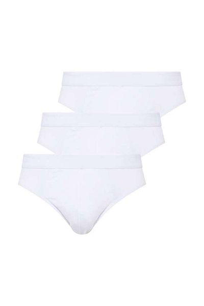 U.S. Polo Assn. Ανδρικό λευκό slip 3 τεμαχίων 80177