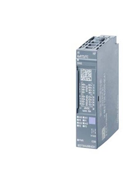Siemens 6ES7134-6JD00-0CA1 SIMATIC ET 200SP, Modul giriş analogic, AI 4xRTD/T...