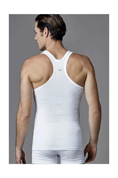 Eros Pack of 2, Cross Strap Back, Cotton & Lycra, Compact Men's Athlete Undershirt Set