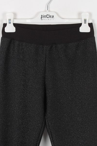 incity Girl's Elastic Waist Glitter Jogger Tracksuit Bottom