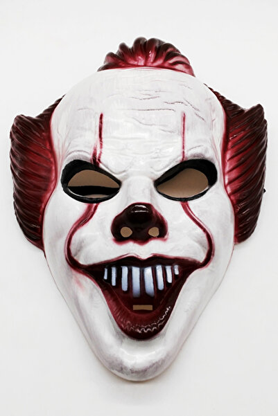 AYACO Halloween Cadılar Bayramı Cosplay Yetişkin Pennywise Maske Korkunç Palyaço Parti Şaka Maskesi 1450