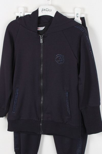 incity Girl's Sleeves Stone Detailed Tracksuit Set (2 Pieces)