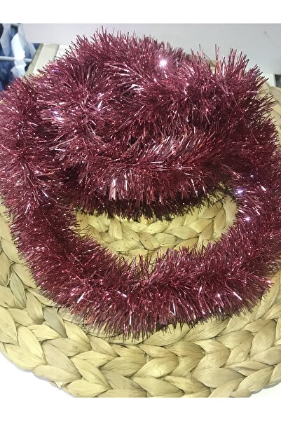 Deniz Party Store GÜL KURUSU ROSE GOLD Yılbaşı Garland Sim Ağaç Süs Orta Boy 5 cm 2 m 1 adet