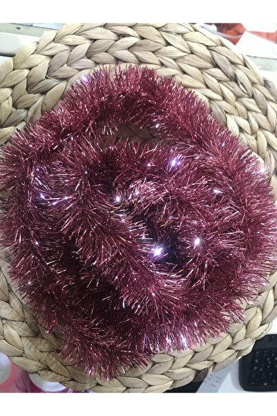 Deniz Party Store GÜL KURUSU ROSE GOLD Yılbaşı Garland Sim Ağaç Süs Orta Boy 5 cm 2 m 1 adet