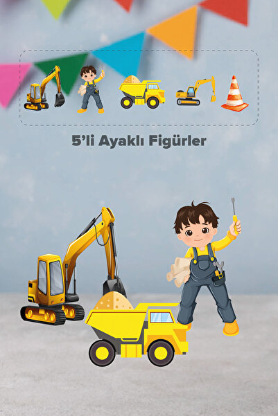 eddadijital Ayaklı Maket Figür İnşaat Konsepti Masa Üstü