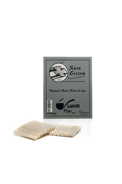 Şahin 6mm Üçgen Balsa Pipo Filtresi (34 ADET) (351247)