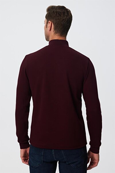 Lee Cooper Ανδρικό φούτερ Farrıs με πατάκι δαμάσκηνο