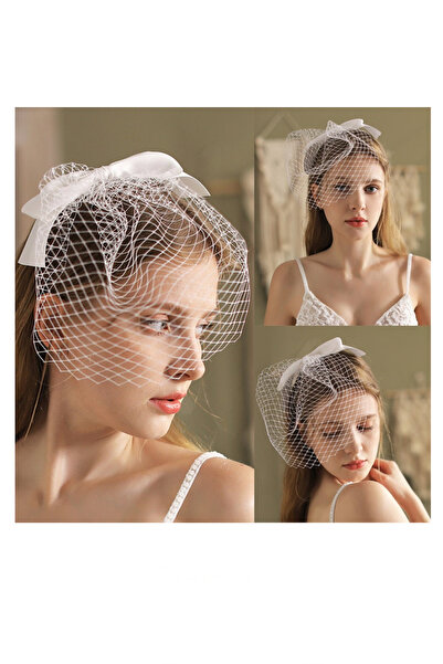 bbays new trend bridal veil, bridal veil, wedding buckle, wedding hat, bow, b...