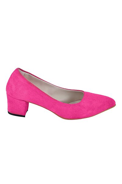 NOOSY Women's Heeled Classic Fuchsia Shoes