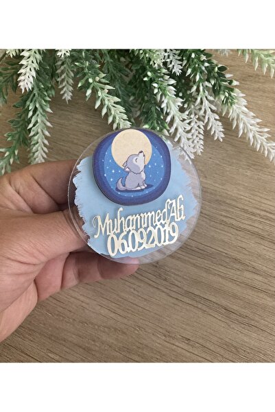 guluslazerkesim 10 ADET KURT FİGÜRLÜ ŞEFFAF PLEKSİ MAGNET HEDİYELİK