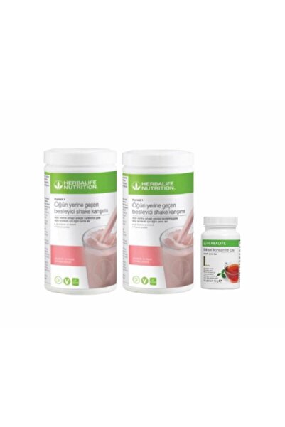 Herbalife 2 Adet Beyaz Çikolata Ahududu Aromalı Shake+50gr Klasik Aromalı Çay