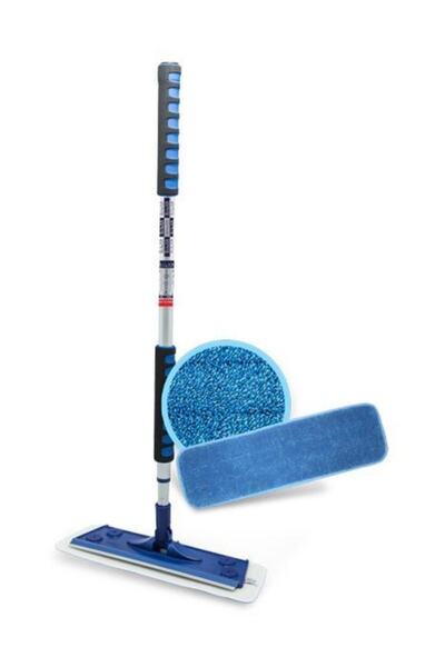 Silva Mikrofiber Teleskopik Duvar Bezli Mop Set