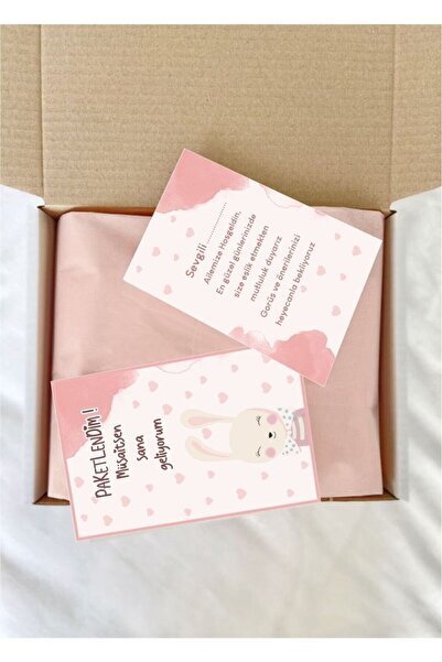 Spacepiks Paketlendim Teşekkür Kartı 100 Adet 8,3x5cm