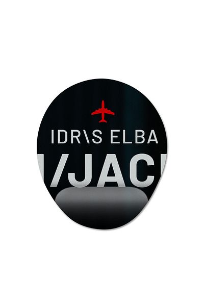 Pixxa موديل لوحة ماوس Hijack مع مسند للمعصم - 2 بيضاوي
