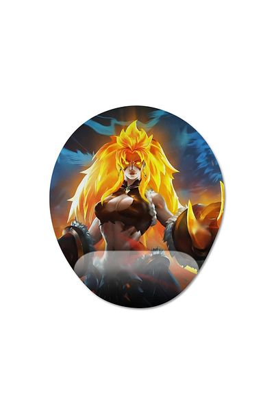Pixxa Mobile Legends: موديل لوحة ماوس ماشا بمساعدة المعصم - 5 بيضاوي