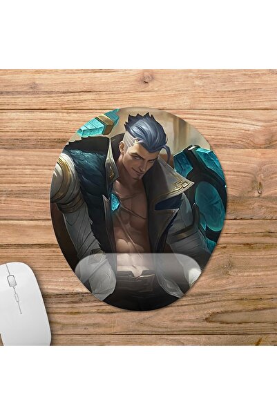 Pixxa Fredrinn - Mousepad za Mobile Legends sa podrškom za zglob - 1 ovalni m...