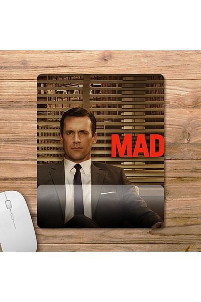Pixxa موديل لوحة ماوس مدعومة للمعصم للرجال من Mad Men - 3