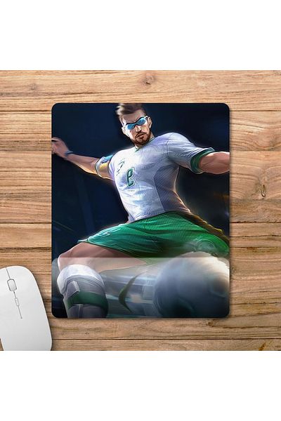 Pixxa Mobile Legends - موديل لوحة ماوس برونو مع مسند للمعصم - 3