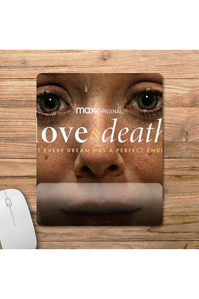 Pixxa لوحة ماوس مع مسند للمعصم موديل Love & Death - 2