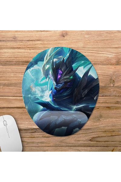 Pixxa Mobile Legends - موديل لوحة ماوس Alpha مع دعم للمعصم - 2 بيضاوي